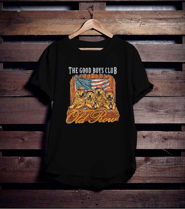 Old Row The Good Boys Club MAGA American Flag T-Shirt