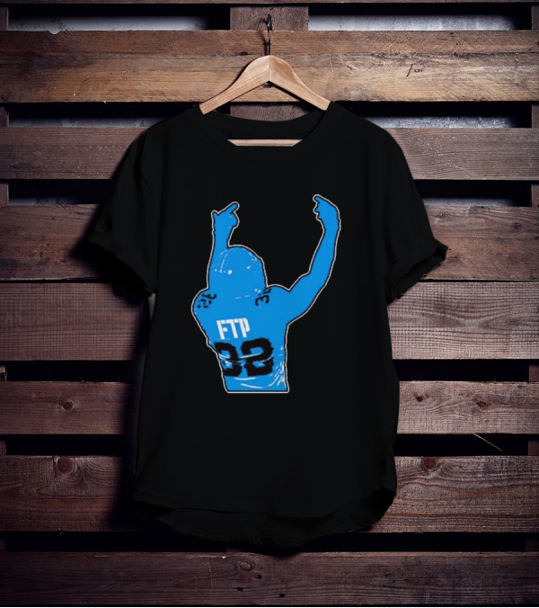 FTP 32 Brian Branch Detroit Lions NFL Sports T-Shirt