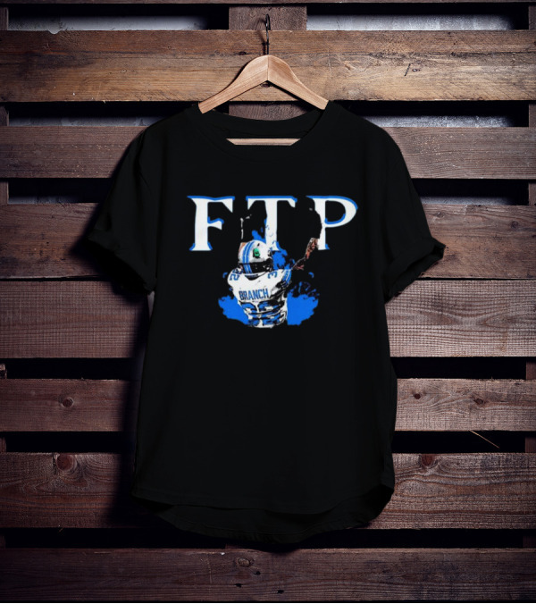 FTP Brian Branch Detroit Lions NFL Player Back Jersey T-Shirt