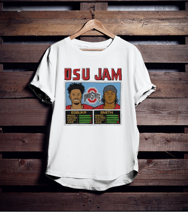 OSU Jam Egbuka Smith Ohio State Football Speed Routes Catch Juke T-Shirt