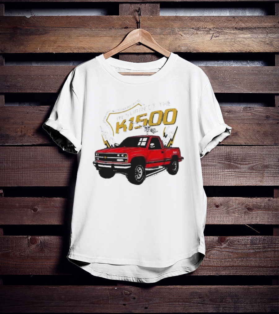 Resurrect The K1500 Fat Electrician Red Chevy Pickup Truck T-Shirt