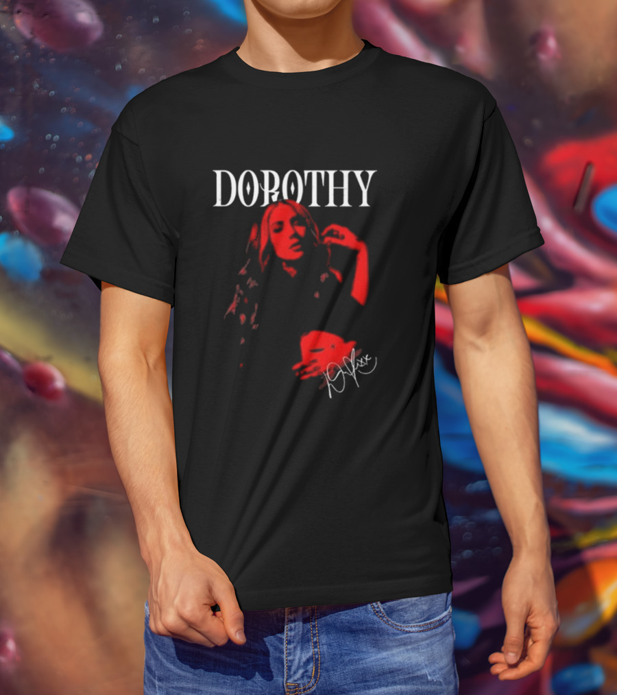 Dorothy Red Portrait Signature T-Shirt