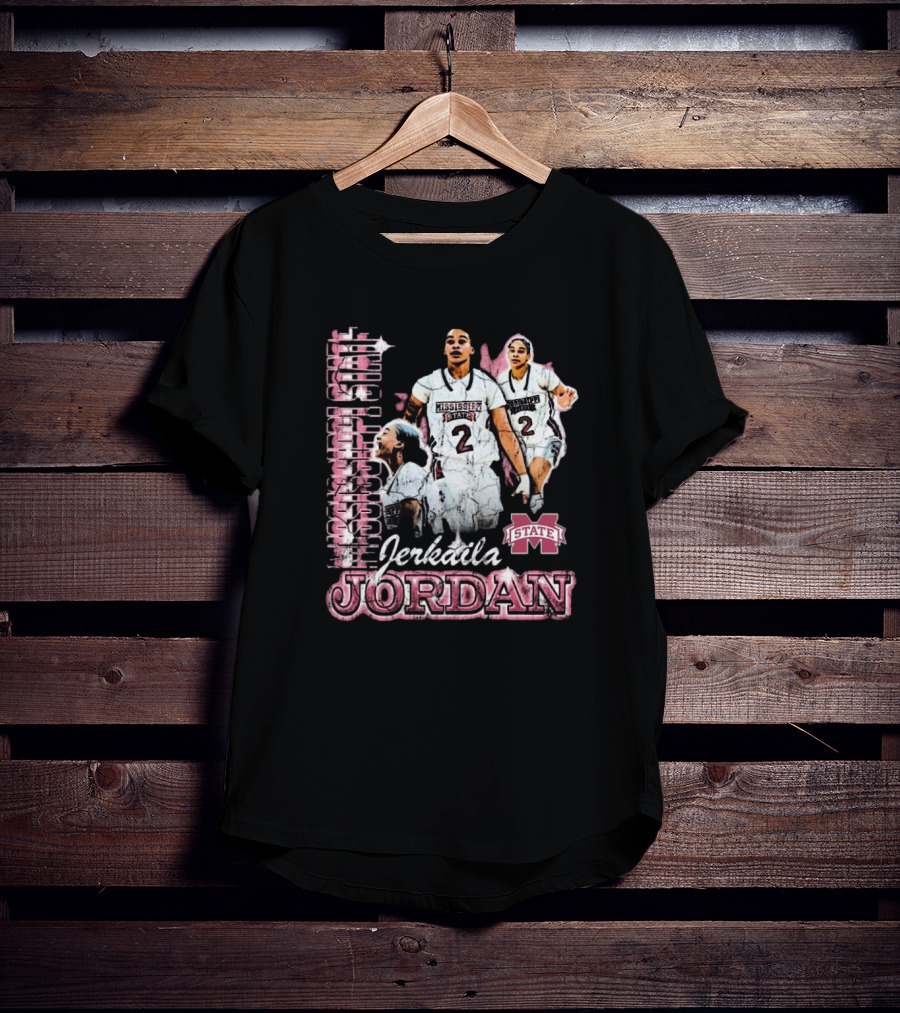 Erkaila Jordan Mississippi State Bulldogs Basketball 90s Aesthetic T-Shirt