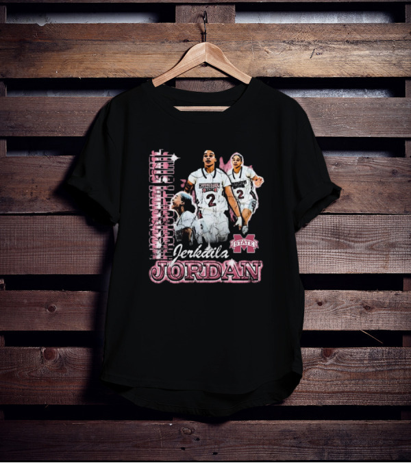 Erkaila Jordan Mississippi State Bulldogs Basketball 90s Aesthetic T-Shirt