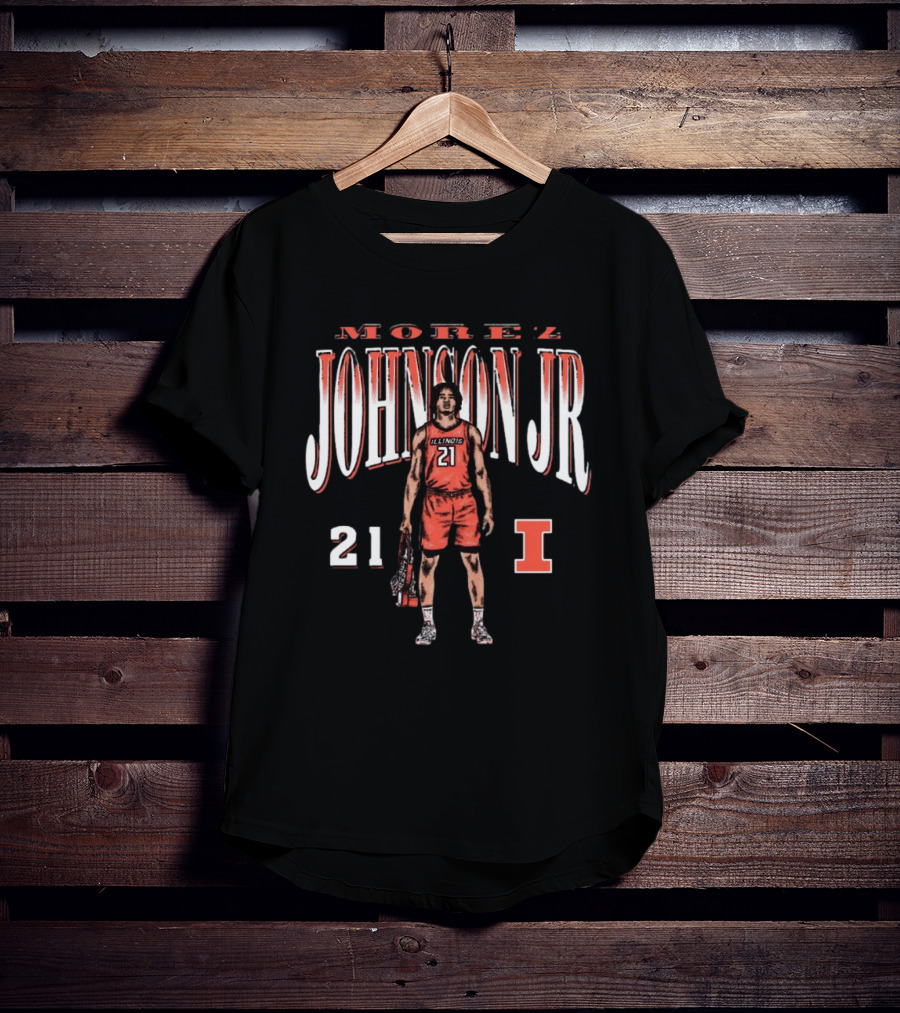Morez Johnson Jr Illinois 21 Fighting Illini Basketball Classics T-Shirt