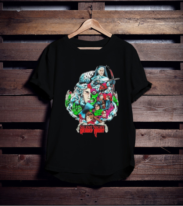 Terrorthreads Silent Night Deadly Night Unwrapping The Horror T-Shirt