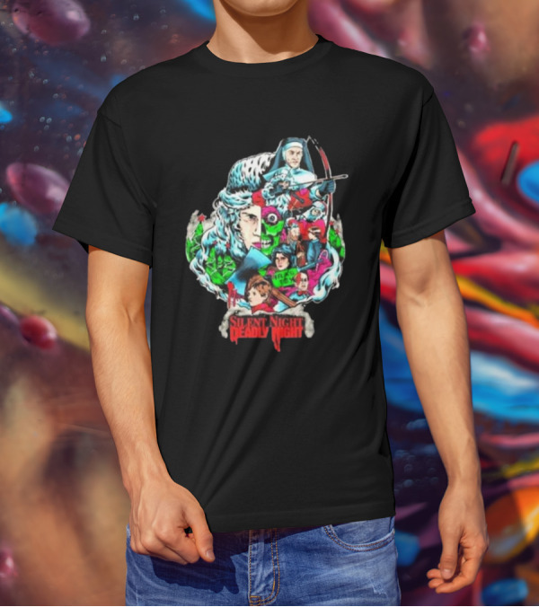 Terrorthreads Silent Night Deadly Night Unwrapping The Horror T-Shirt