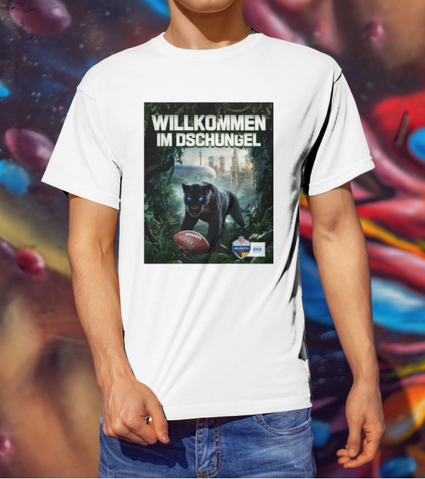 Willkommen Im Dschungel NFL München The Panthers Are Coming T-Shirt