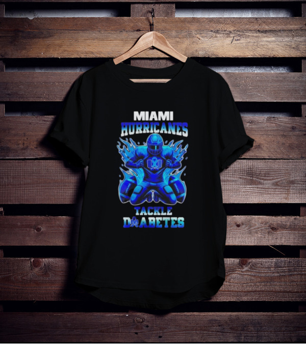 MIAMI HURRICANES TACKLE DIABETES AWARENESS NOVEMBER T-Shirt