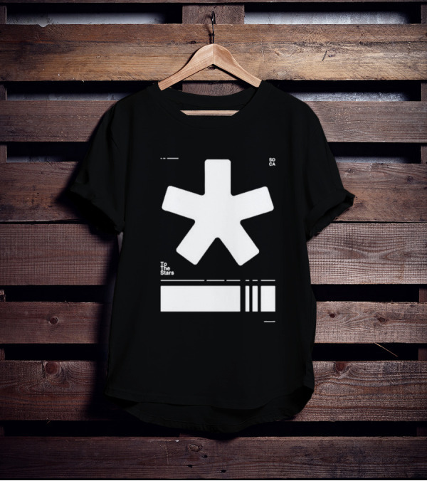 To The Stars Asterisk SOCA Barcode T-Shirt