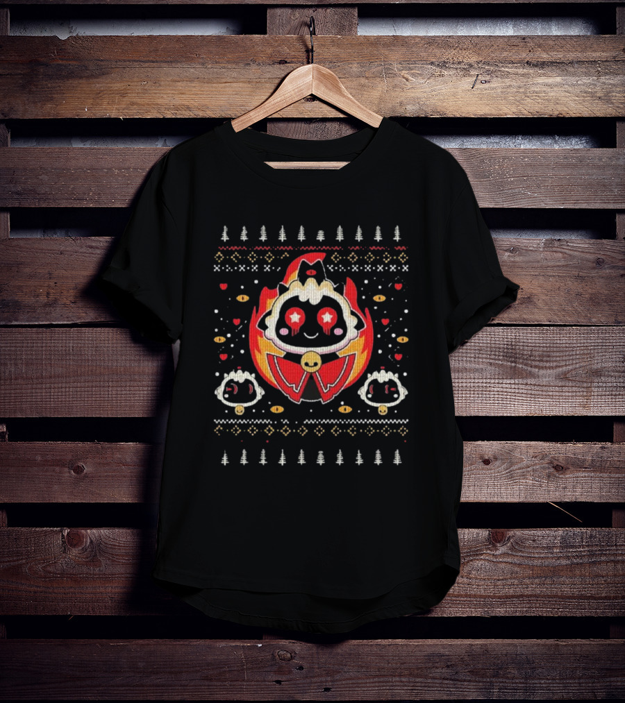 Cutest Cult Of The Lamb Ugly Christmas T-Shirt