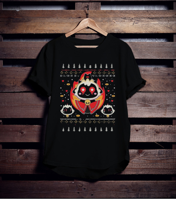 Cutest Cult Of The Lamb Ugly Christmas T-Shirt