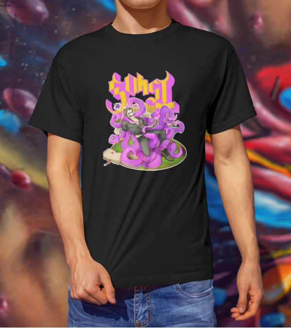 Ghost Papa Emeritus IV Kaijulz Comic Style Tentacle T-Shirt