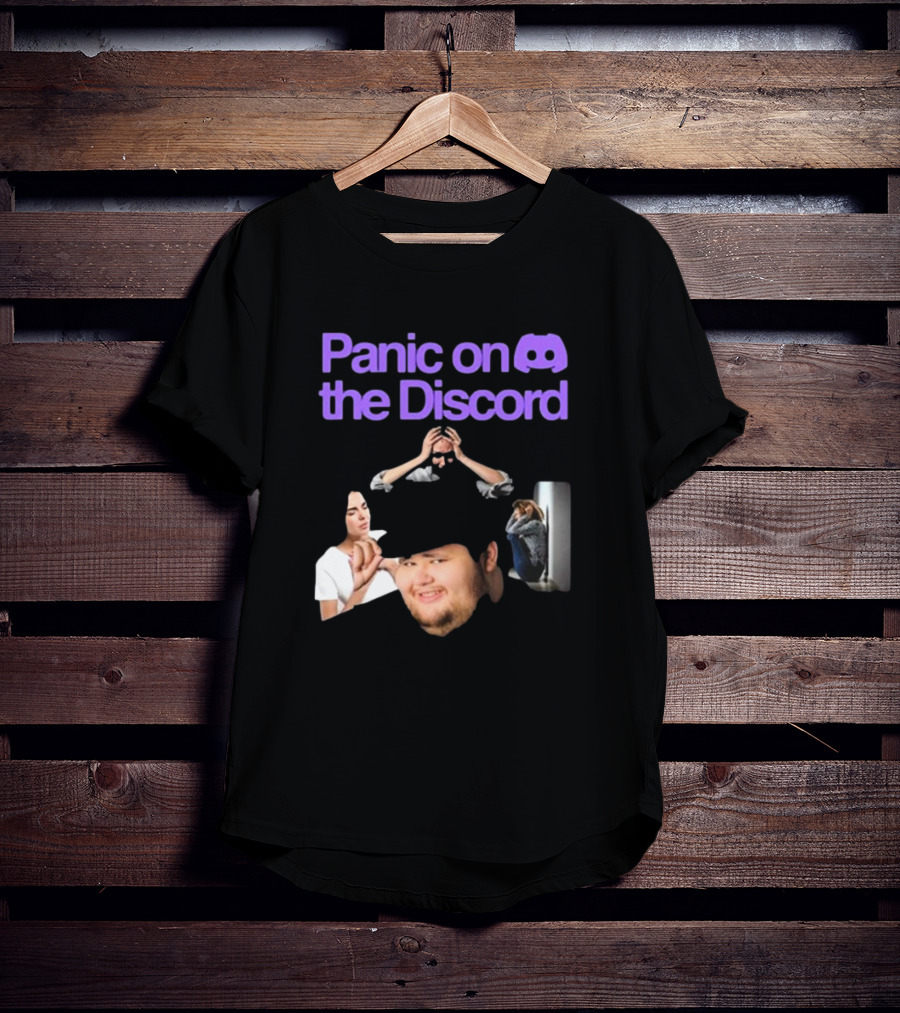 Panic On The Discord Meme Reaction Faces T-Shirt