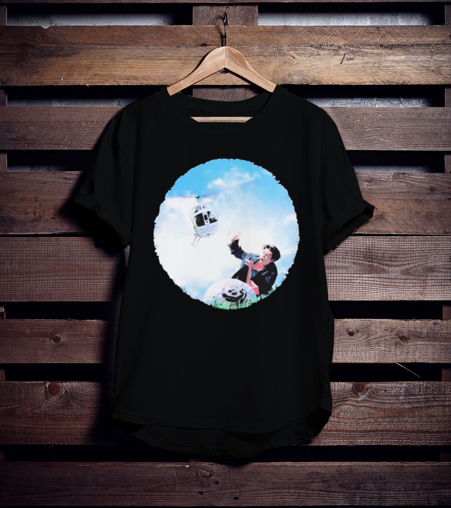 All But 6 Records Helicopter Happy Hunting T-Shirt