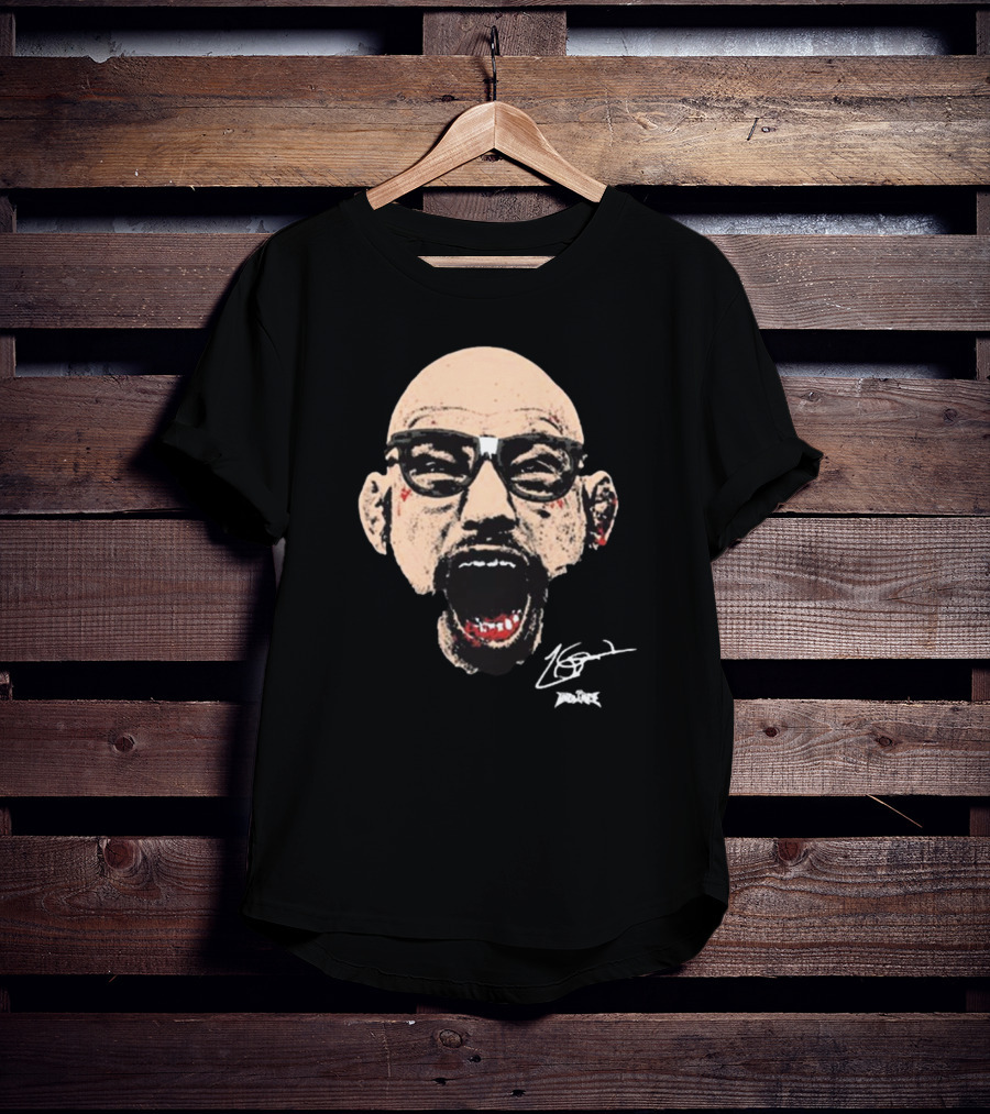 Full Violence Jean Silva Big Face Signature Bold Scream T-Shirt