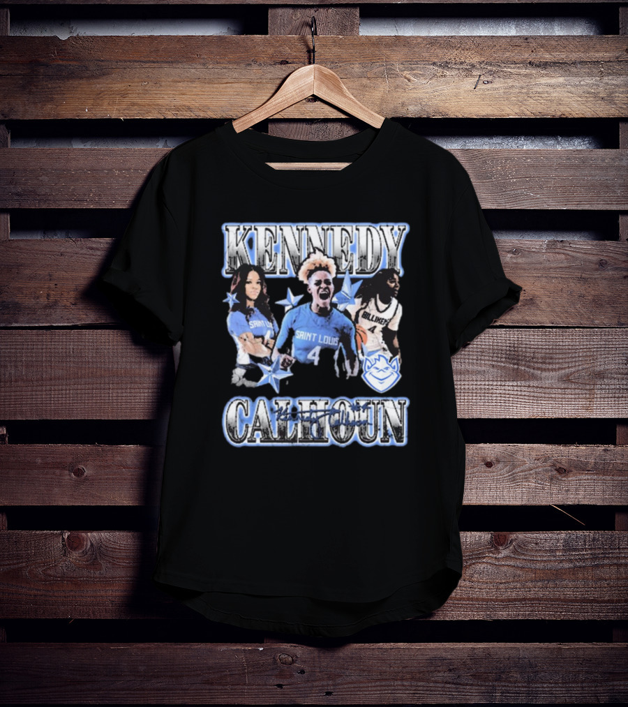 Kennedy Calhoun Saint Louis Billikens 4 Blue Jersey 90s T-Shirt