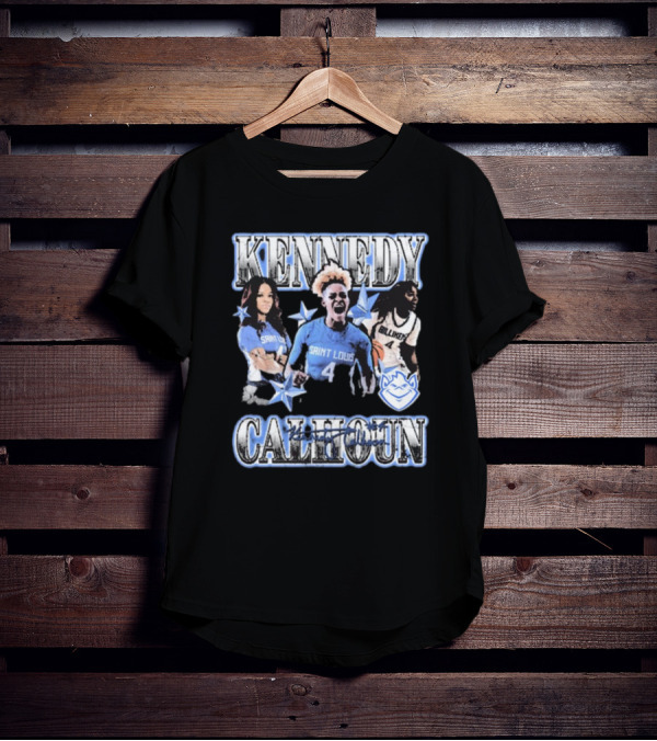 Kennedy Calhoun Saint Louis Billikens 4 Blue Jersey 90s T-Shirt