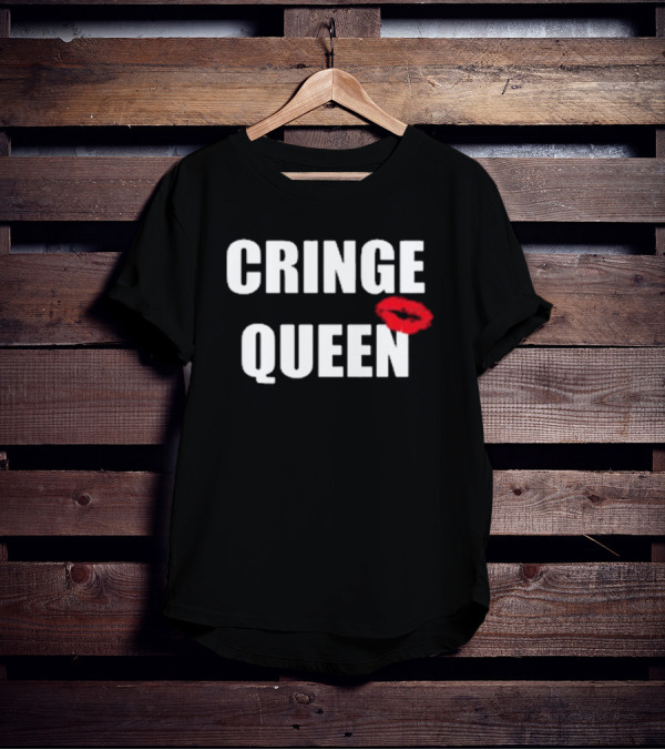 Cringe Queen Lip Print T-Shirt