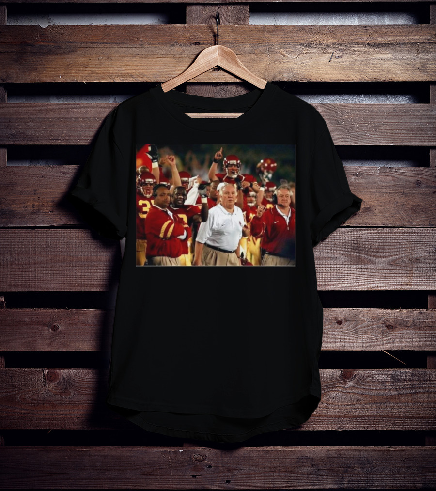 Rip Coach John Robinson Fight On Forever USC Trojans Football Team Victory Celebrations T-Shirt