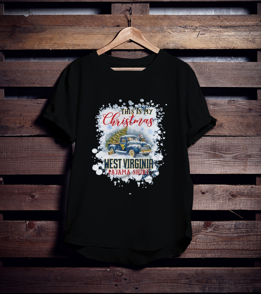 This Is My Christmas West Virginia Pajama T-Shirt
