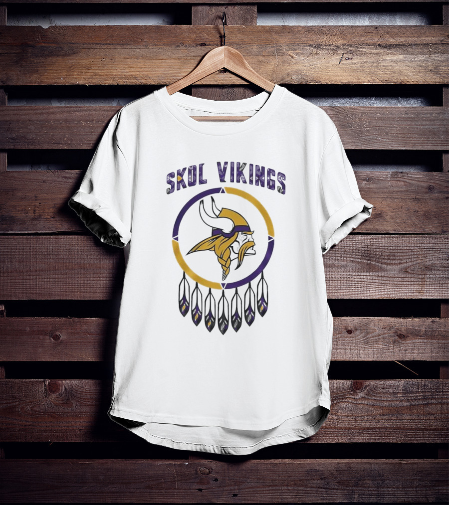 Skol Vikings Minnesota Vikings Native American Heritage Month T-Shirt