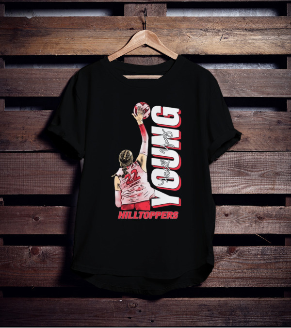 Faith Young Hilltoppers WKU Volleyball 22 Signature T-Shirt