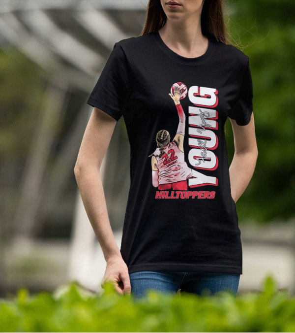 Faith Young Hilltoppers WKU Volleyball 22 Signature T-Shirt