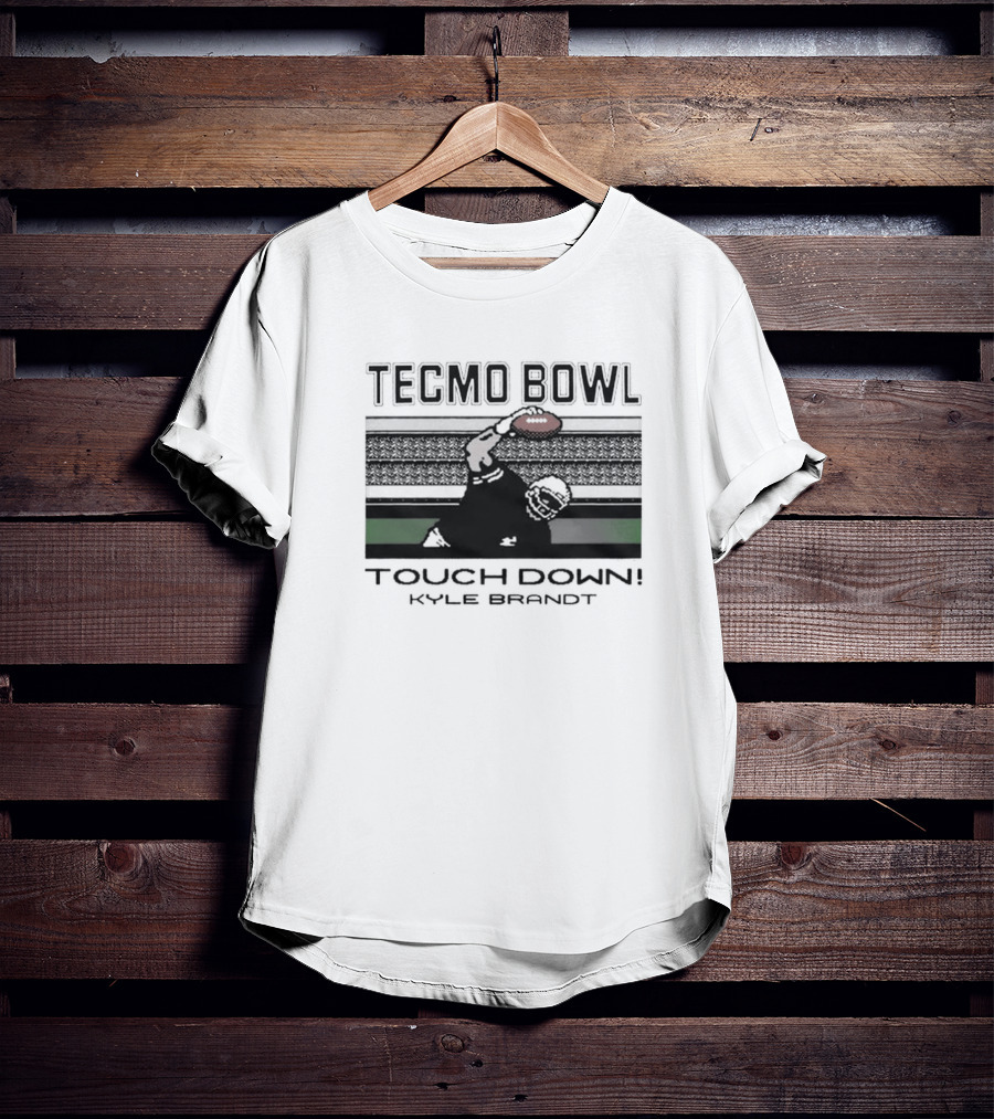 Tecmo Bowl Touchdown Kyle Brandt NFL T-Shirt
