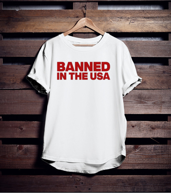 Banned In The USA Venus Sherwood Wearing T-Shirt
