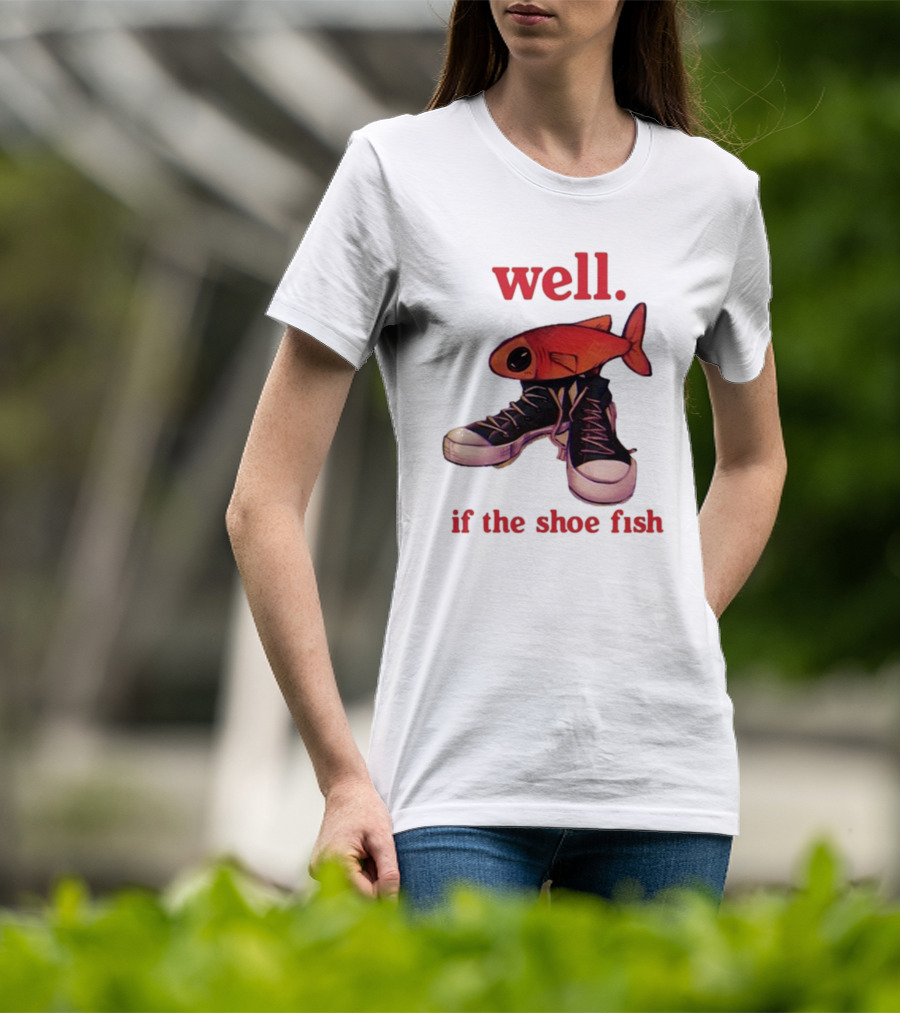 Well If The Shoe Fish, Converse Sneakers And Orange Fish T-Shirt