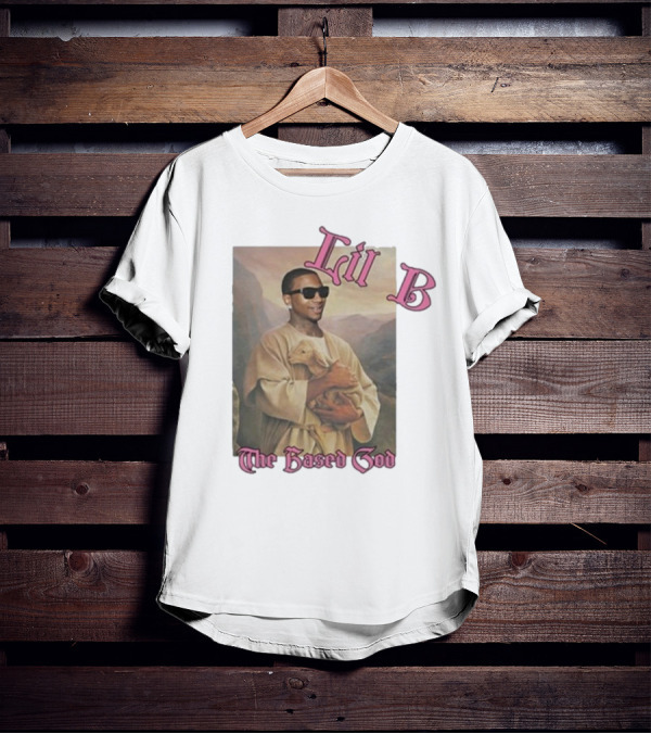 Lil B The Based God Savior Image With Sunglasses And Lamb T-Shirt
