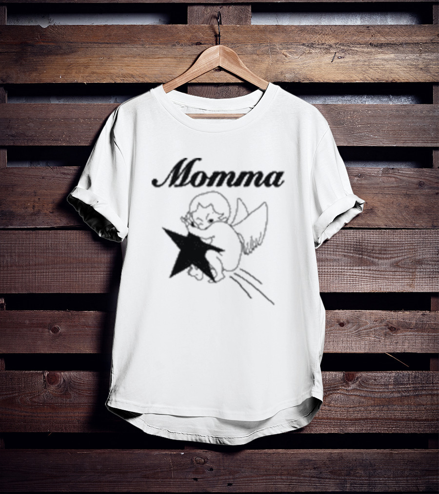 Momma Angel Holding Star T-Shirt