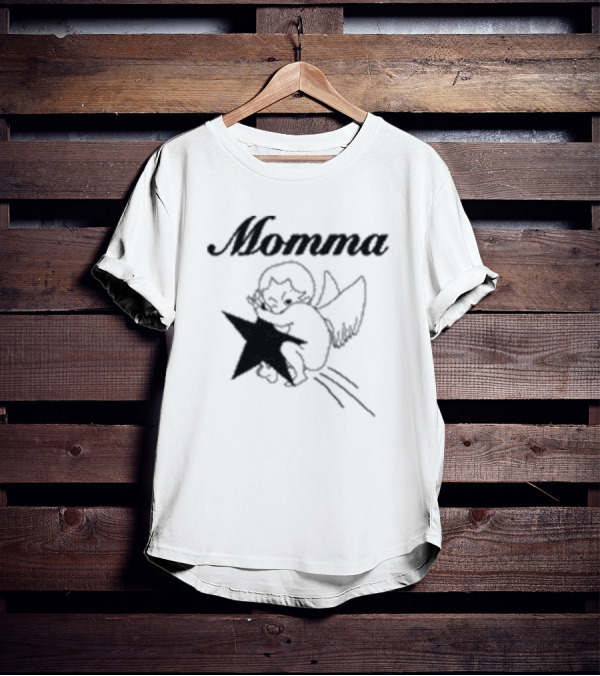 Momma Angel Holding Star T-Shirt
