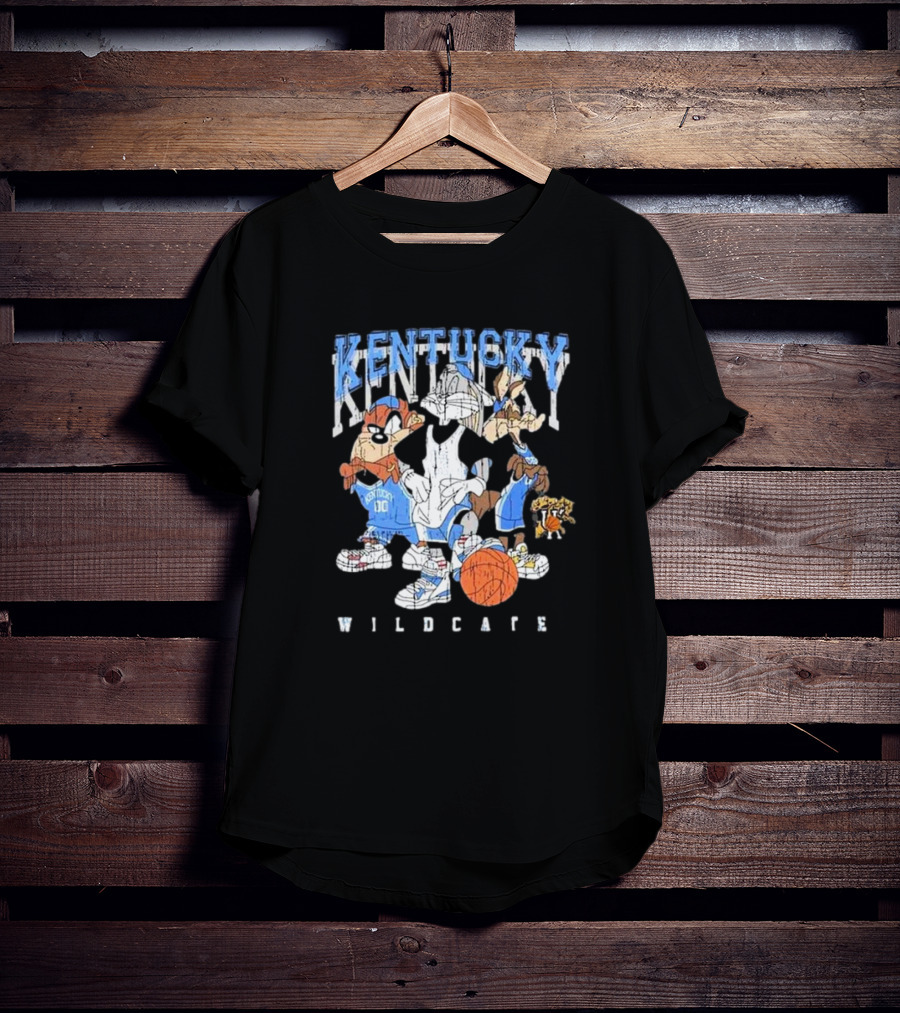 Kentucky Wildcats NCAA Vintage Basketball Characters Wildcats T-Shirt