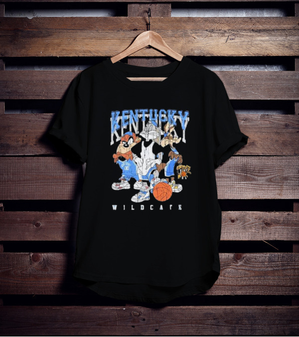 Kentucky Wildcats NCAA Vintage Basketball Characters Wildcats T-Shirt