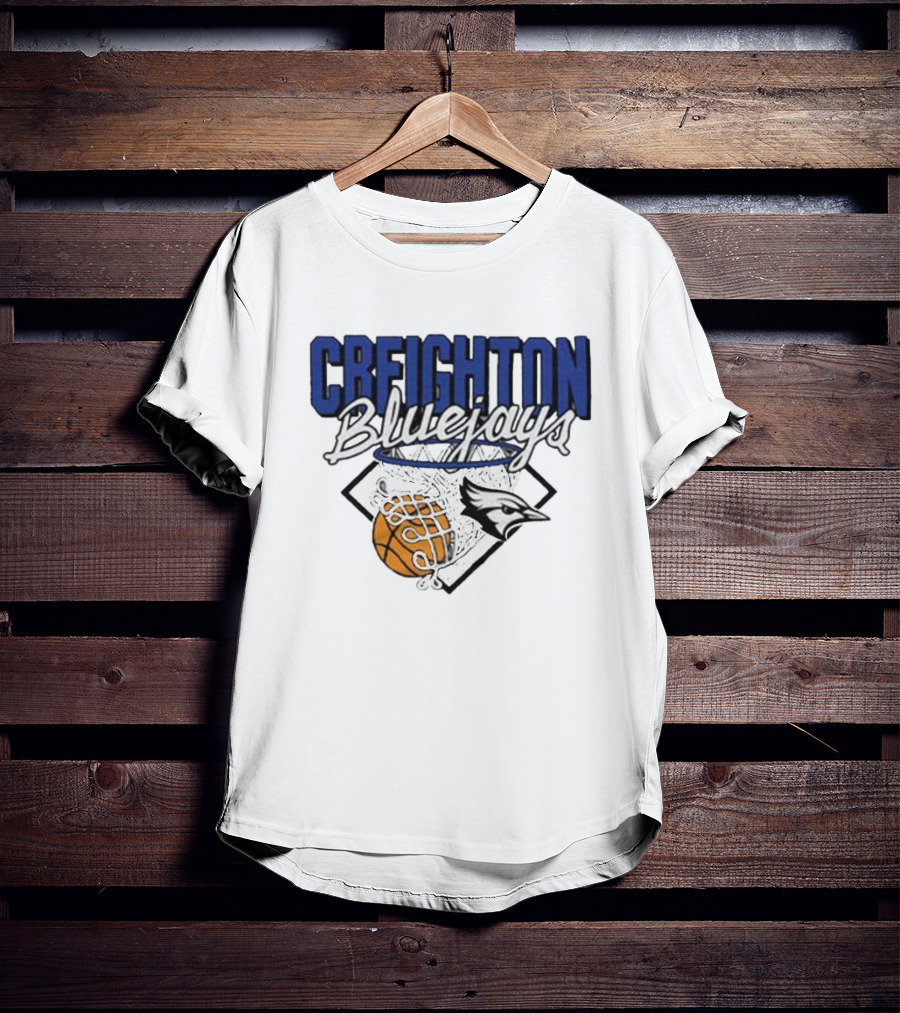 Creighton Bluejays Basketball Nothing But Net T-Shirt