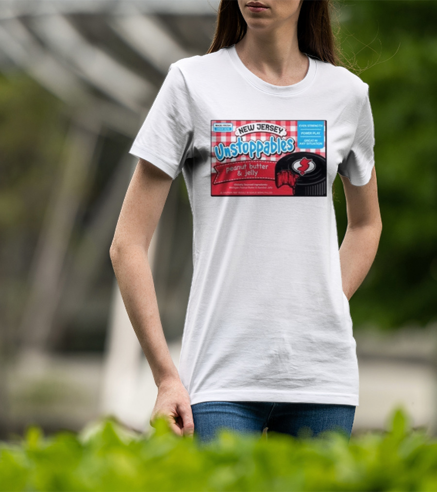 New Jersey Unstoppables Peanut Butter And Jelly Even Strength Power Play T-Shirt