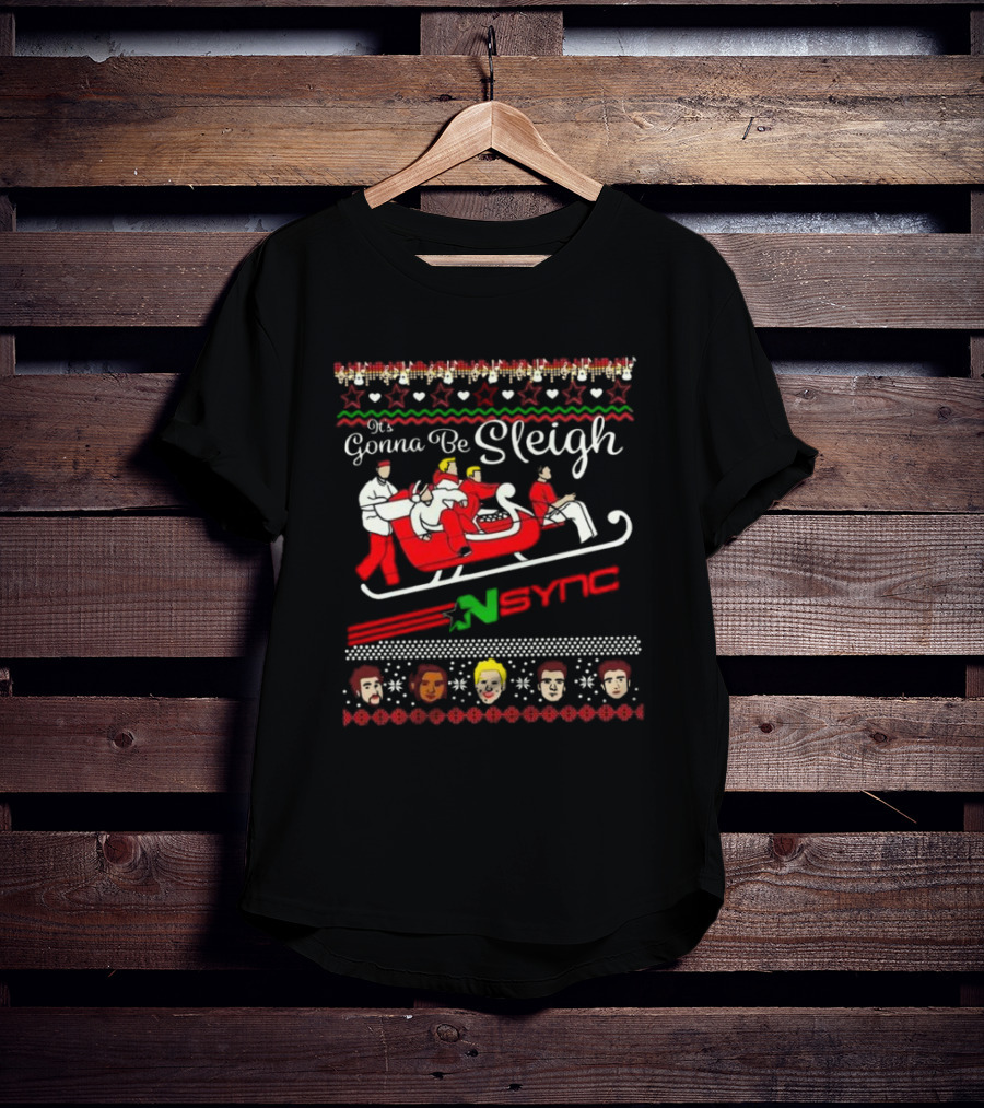 NSync It's Gonna Be Sleigh Christmas T-Shirt