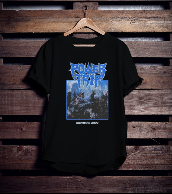 Power Trip Nightmare Logic Album Cover T-Shirt
