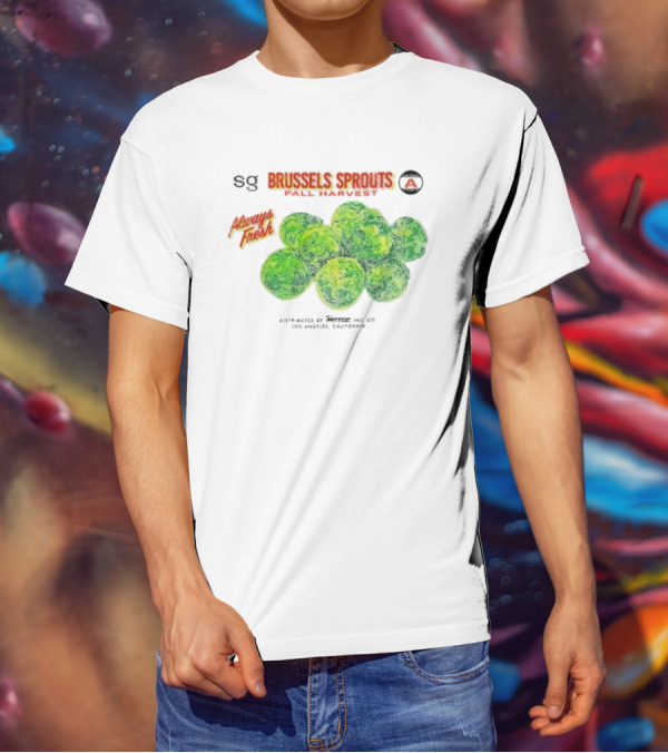 Sweetgreen X MNTGE Brussels Sprouts Fall Harvest Always Fresh Los Angeles California T-Shirt