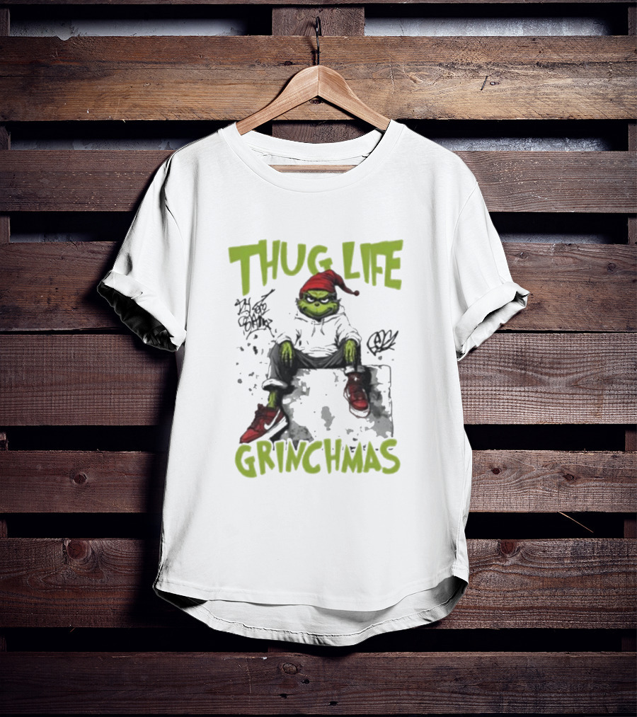Thug Life Grinchmas T-Shirt