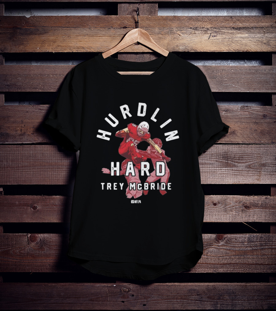 Hurdlin Hard Trey McBride NFLPA Arizona Cardinals T-Shirt