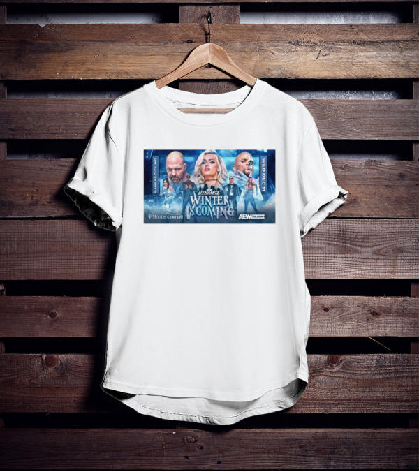 AEW Dynamite Winter Is Coming Kansas City Featuring Mariah May Jon Moxley Darby Allin Kris Statlander Bobby Lashley Orange Cassidy Mercedes Moné Dec 11 T-Mobile Center T-Shirt