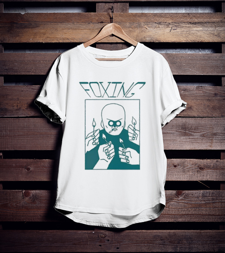 FOXING Cigman White Mysterious Smoker With Matches T-Shirt