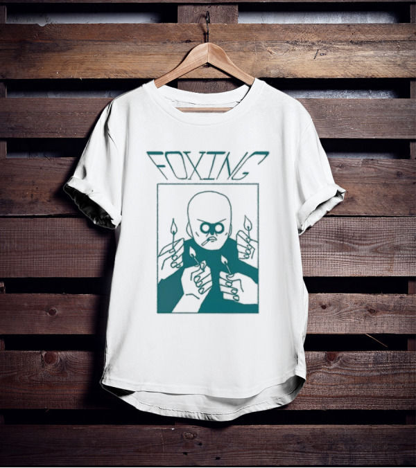 FOXING Cigman White Mysterious Smoker With Matches T-Shirt