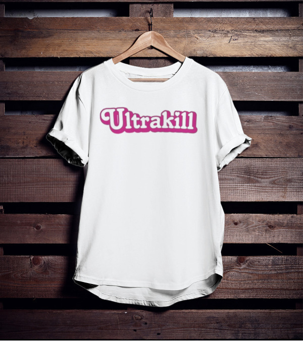 Ultrakill Retro Bubble Font T-Shirt