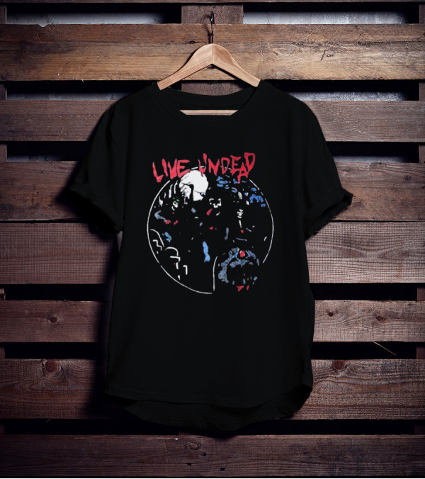 Live Undead Slayer 87 Stonewash Retro Vintage T-Shirt