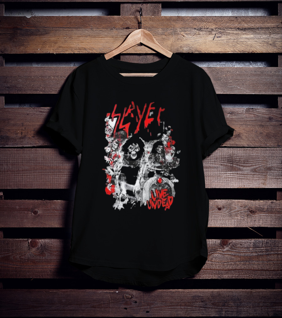 Slayer Live Undead Ghostly Concert Scene T-Shirt