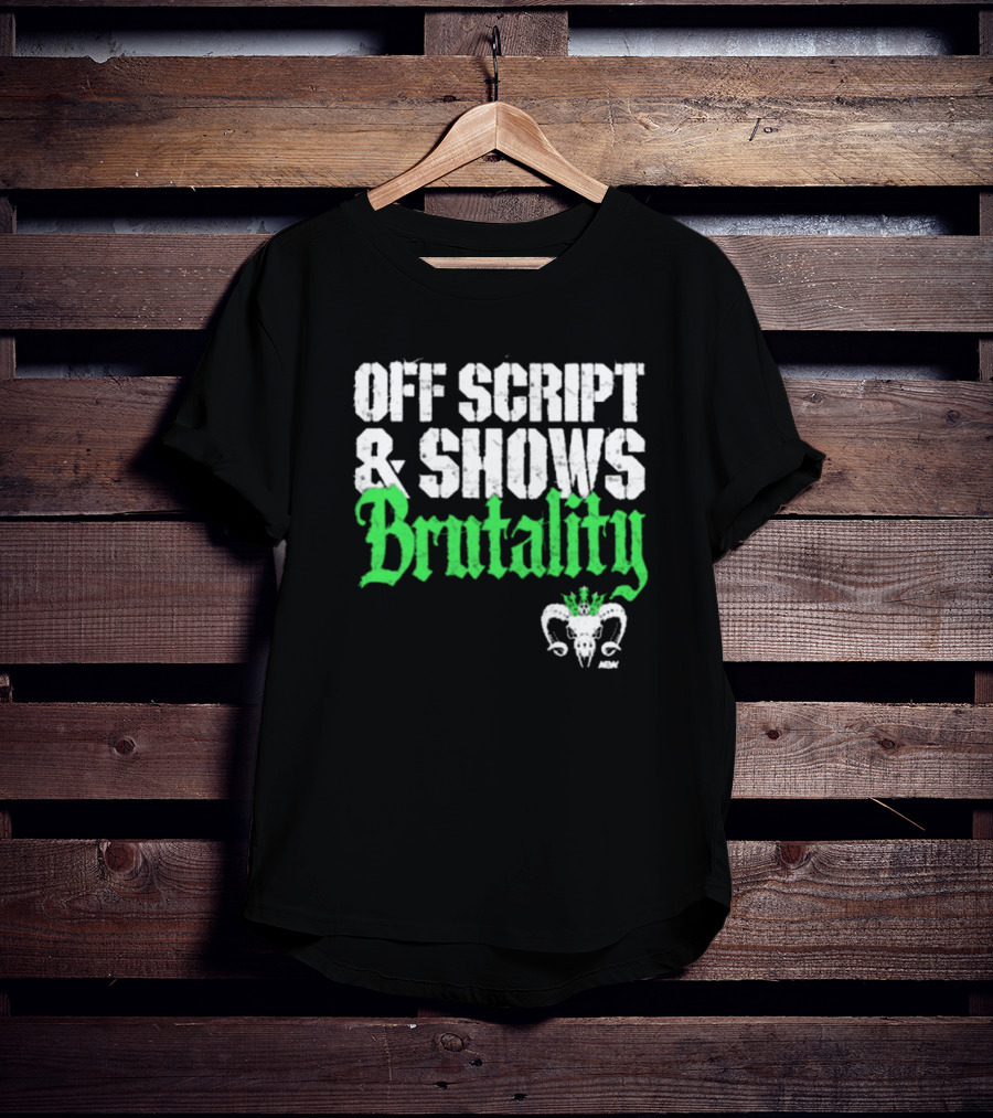 Off Script Shows Brutality Will Ospreay Vintage AEW T-Shirt